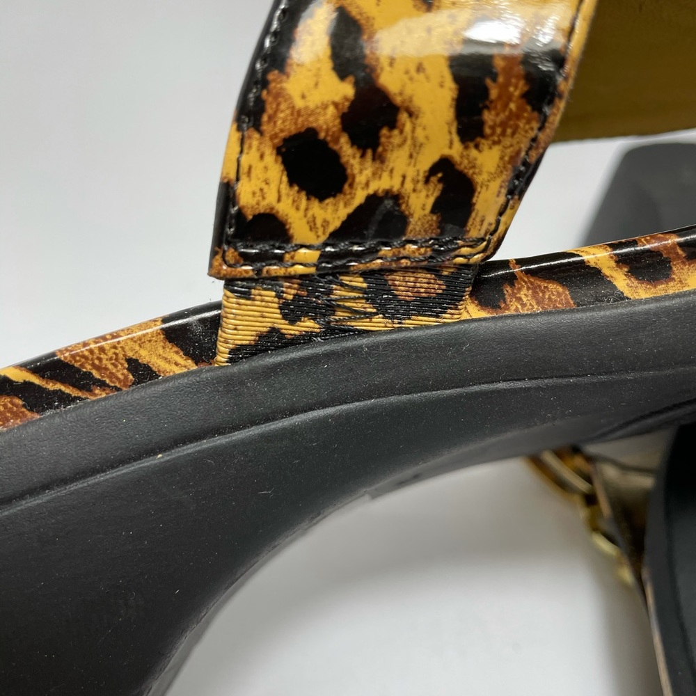Leopard Print Sandals - Picture 4 of 5